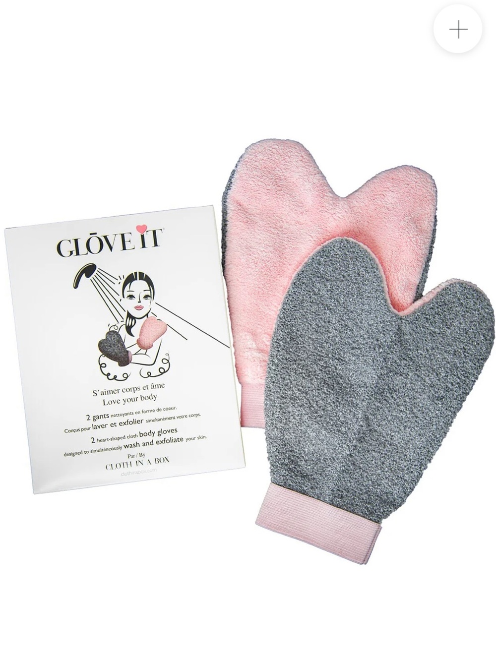 Glove It 2 Heart Shaped Cloth Body Gloves